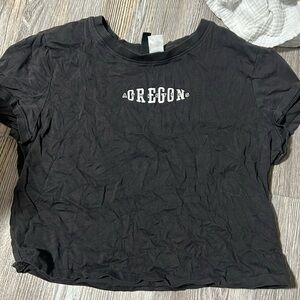 oregon crop top